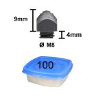 Tuna Stud Box 10-4 length 9 mm, 100 pcs