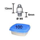 Tuna Stud with flange Box 9-6 length 13 mm, 100 pcs