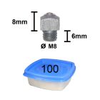 Tuna Stud Box 11-6 M8 length 8 mm, 100 pcs