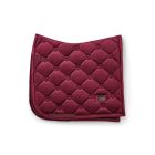 Equestrian Stockholm Velvet Merlot Saddle Pad