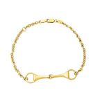Lempikoru Ratsu bit bracelet gold-plated 19 cm chain
