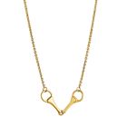 Lempikoru Ratsu bit necklace gold-plated 50 cm chain