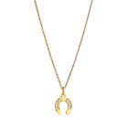 Lempikoru Ratsu horseshoe pendant gold-plated 50 cm chain