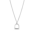 Lempikoru Ratsu stirrup pendant zircon small 50 cm chain