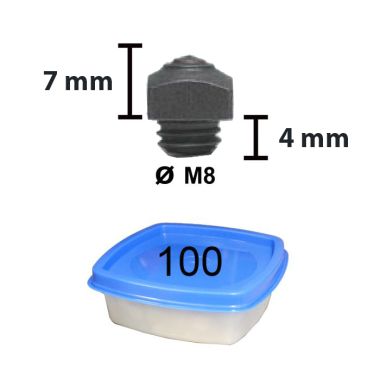 Tuna Stud Box 12-4 length 7 mm, 100 pcs