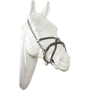 GP-Tack Leather head halter with figure 8 cavesson