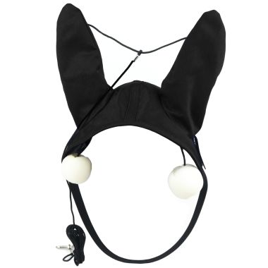 Star Tack Fin Basic Ear covers with ear plugs and cord black