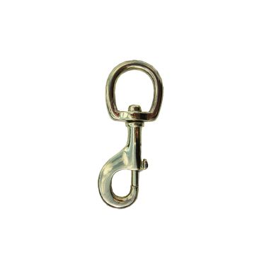 Equitare Snap to lead rope brass 115 mm