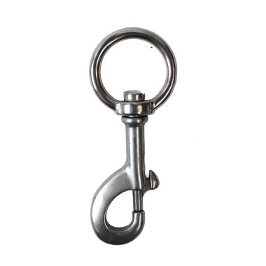 Equitare snap to lead rope stainless steel 121 mm