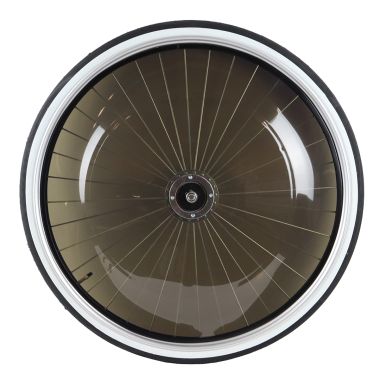 Sulky wheel standard 28" with dark PVC-covers