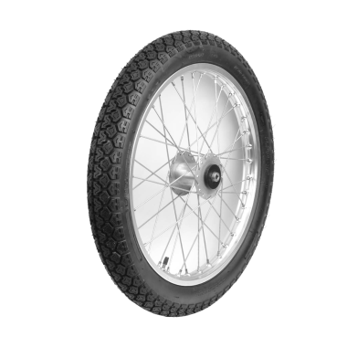 Training cart wheel with aluminium rim 17" - 2.75