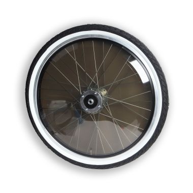 Pony Sulky wheel 24" standard with dark PVC-covers
