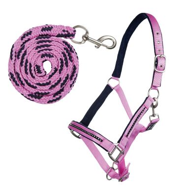 HKM Crystal Head collar & lead rope