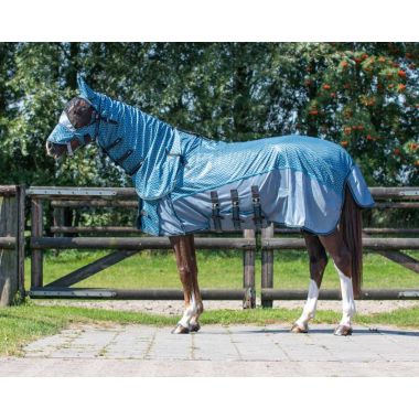 QHP Zigzag Anti-fly rug with neck and mask