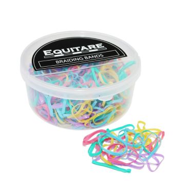 Equitare Pastel Mix Braiding bands in box