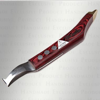Steven Beane Pink hoof knife loop Large