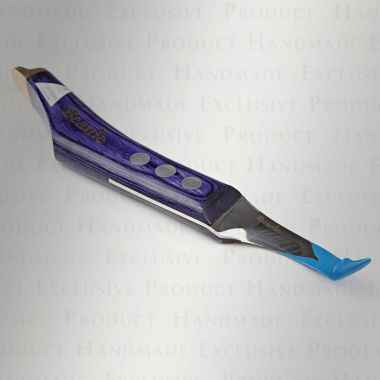 Steven Beane Purple Curved blade left hand