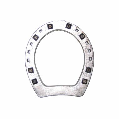 Cawe Aluminium ring shoe with 6 x 10 mm studs