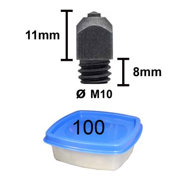 Tuna Stud Box 8-8 M10 length 11 mm, 100 pcs