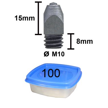 Tuna Stud Box 7-8 M10 length 15 mm, 100 pcs