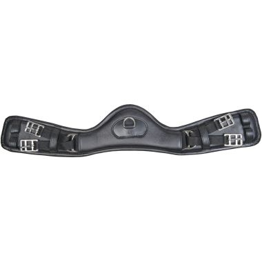 HKM Dressage Anatomic Leather girth elastic