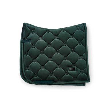 Equestrian Stockholm Velvet Sycamore Green saddle pad