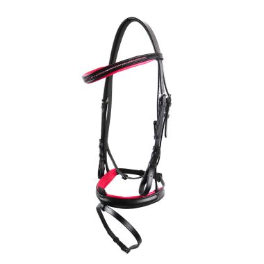 Equitare Pinky Bling Bridle with web reins