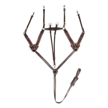 HKM Breastplate with martingale with lambswool