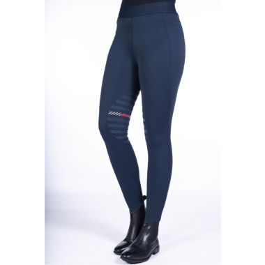 HKM Sports riding leggings  silicone knee patch