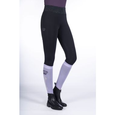 HKM Lavender Bay riding leggings silicone knee patch