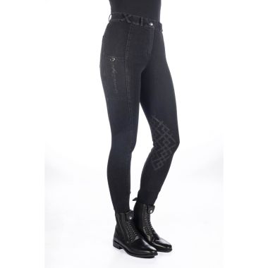 HKM Harbour Island Denim Riding breeches silicone knee