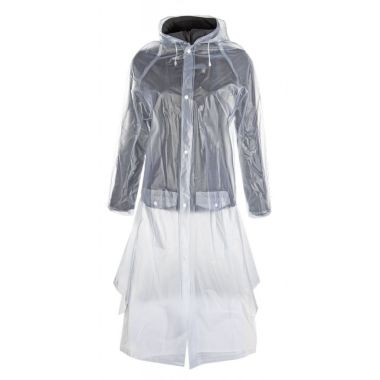 HKM transparent rain coat long