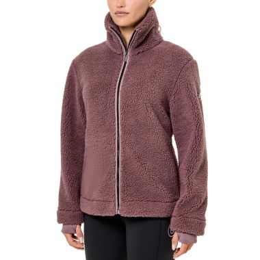 Equestrian Stockholm Blush Teddy fleece jacket