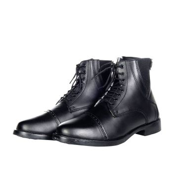 HKM London jodhpur boots with elastic vent + zip