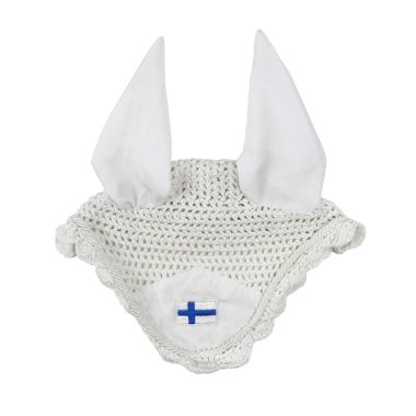 Ear net with the Finnish flag
