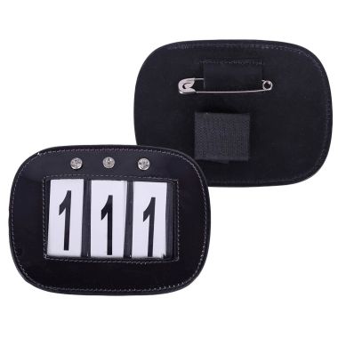QHP number holder with rhinestones