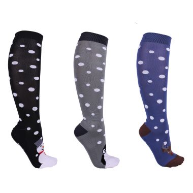 QHP Winter Snowflake socks 3 pairs