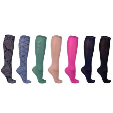 QHP Week Collection Knee stockings 7-pack
