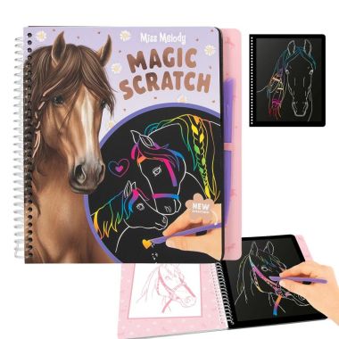 Miss Melody magic scratch book