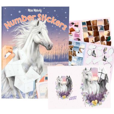 Miss Melody Numbers and Stickers book