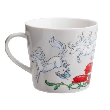 Lena Furberg Mug Horses Flower jump
