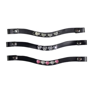 HKM Hobby Horsing Heart Browbands set of 3