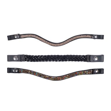 HKM Hobby Horsing Golden Browbands set of 3