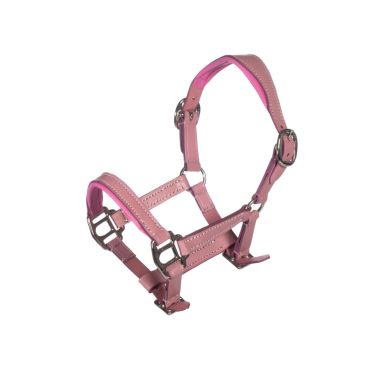 HKM Hobby Horsing Pink leather halter