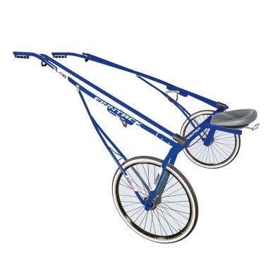 Finntack R6 sulky steel shafts with standard wheels
