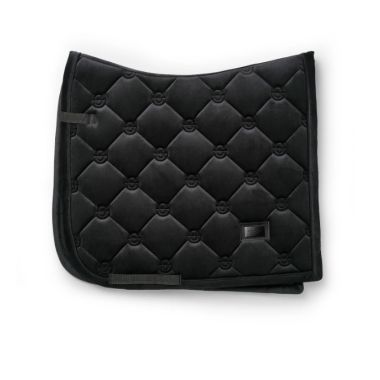 Equestrian Stockholm Velvet Black Saddle pad